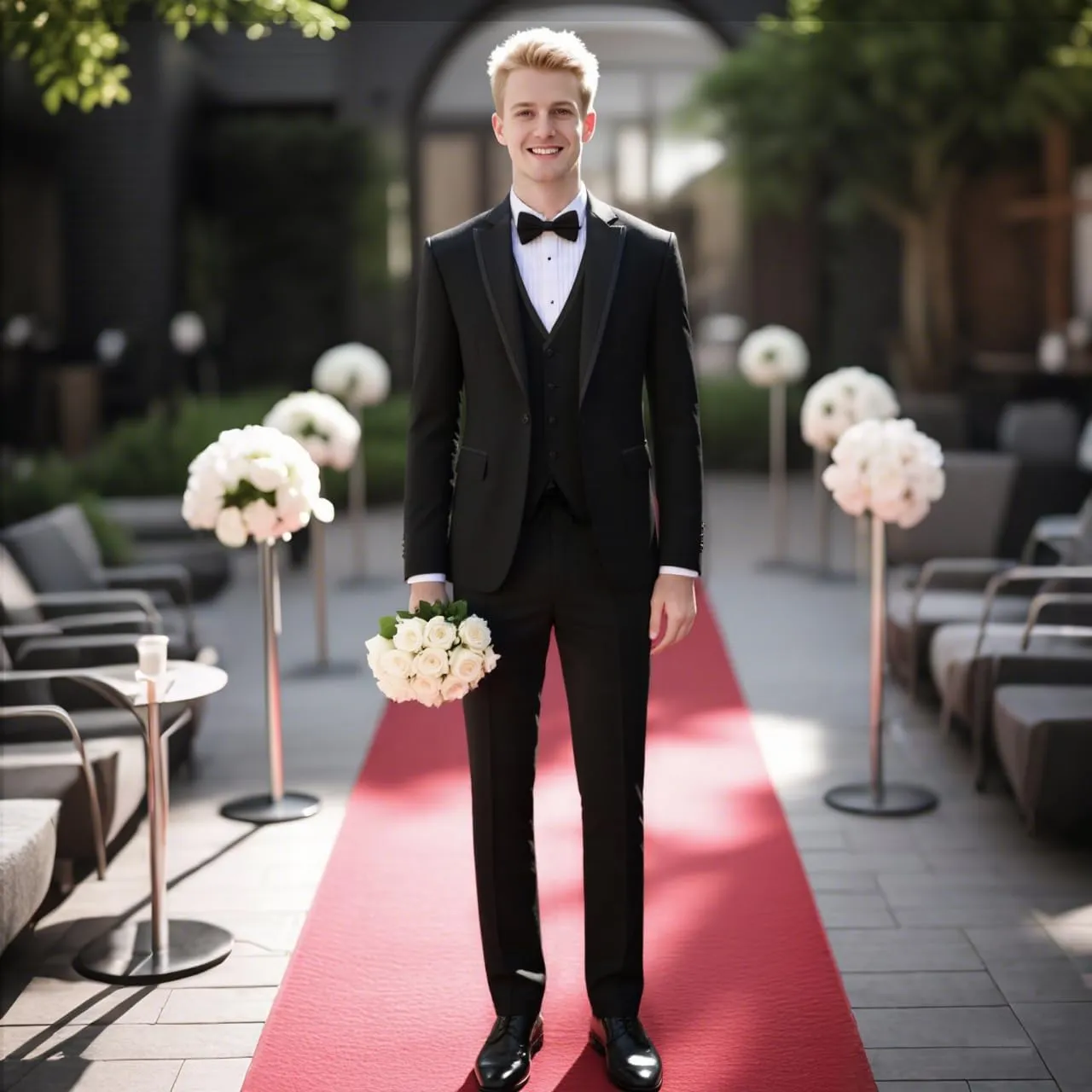 Tuxedo Suits for Men 3 Piece Regular Fit Formal Set Notch Lapel One Button Suit Jacket Pants for Wedding Casual
