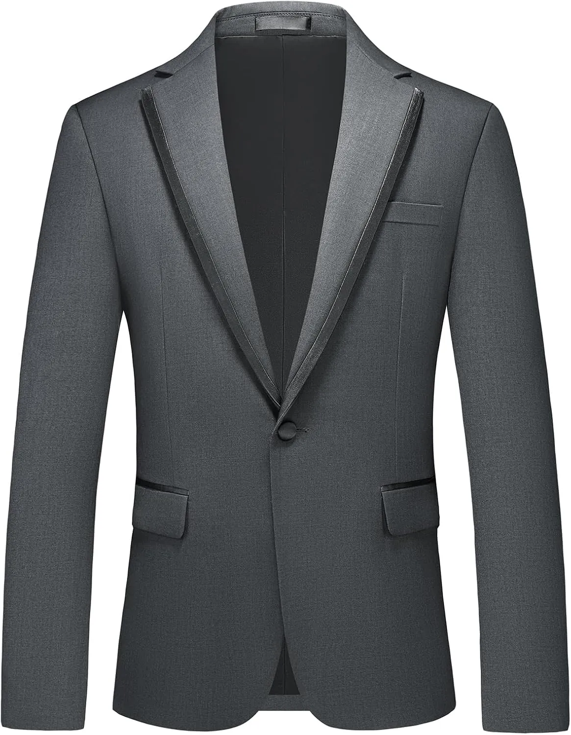 Tuxedo Suits for Men 3 Piece Regular Fit Formal Set Notch Lapel One Button Suit Jacket Pants for Wedding Casual