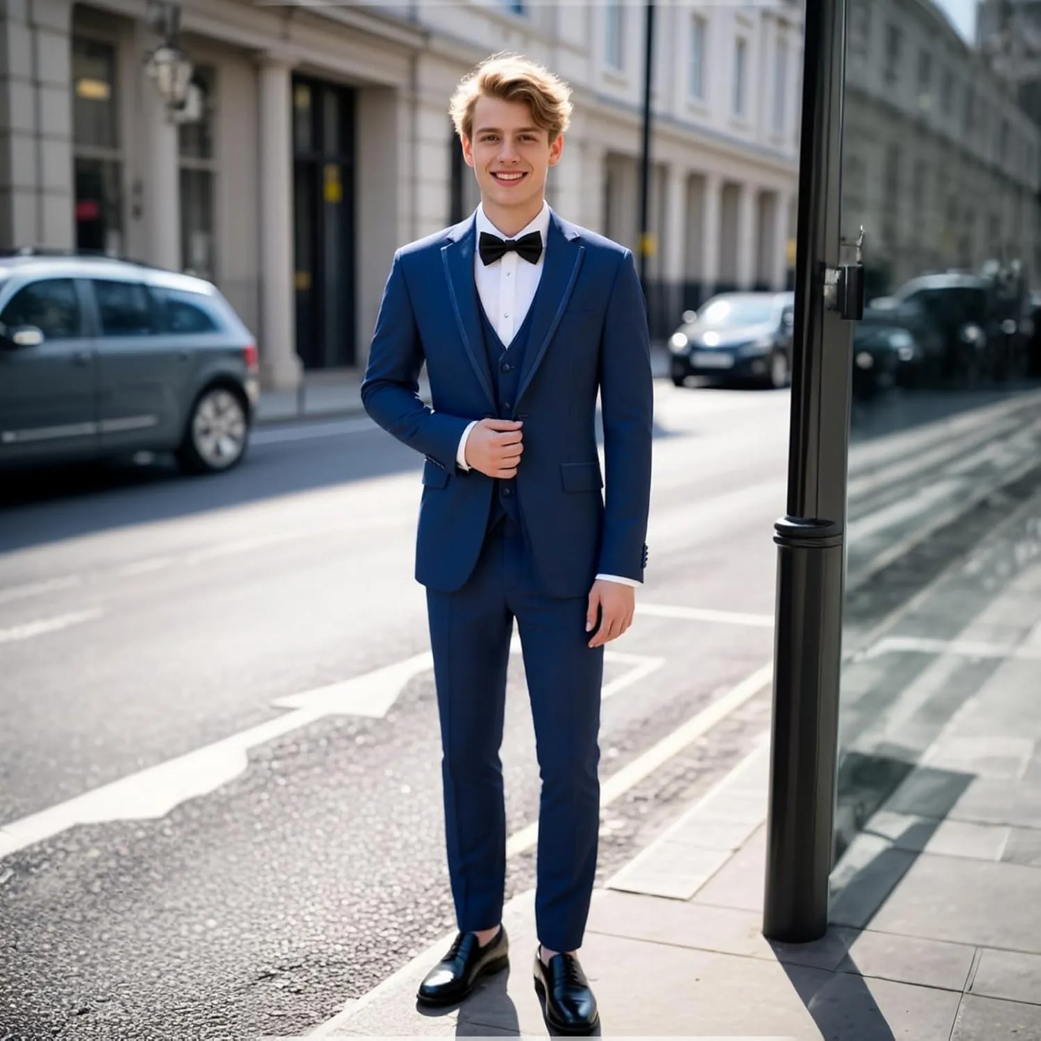 Tuxedo Suits for Men 3 Piece Regular Fit Formal Set Notch Lapel One Button Suit Jacket Pants for Wedding Casual