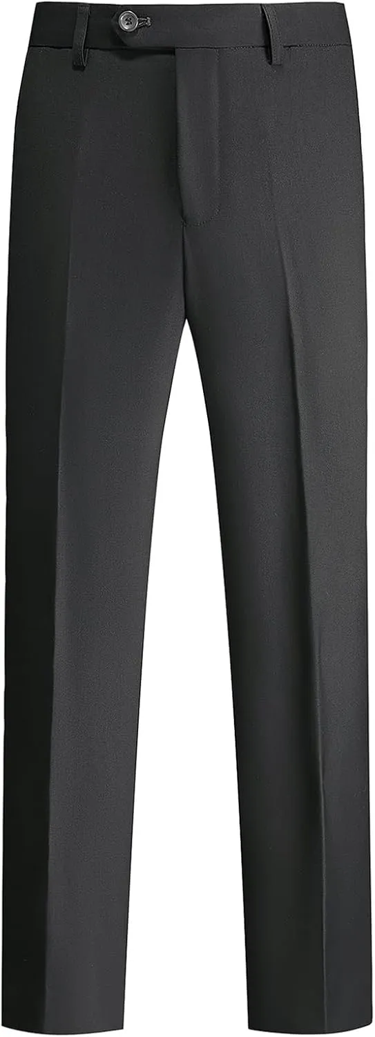 Tuxedo Suits for Men 3 Piece Regular Fit Formal Set Notch Lapel One Button Suit Jacket Pants for Wedding Casual