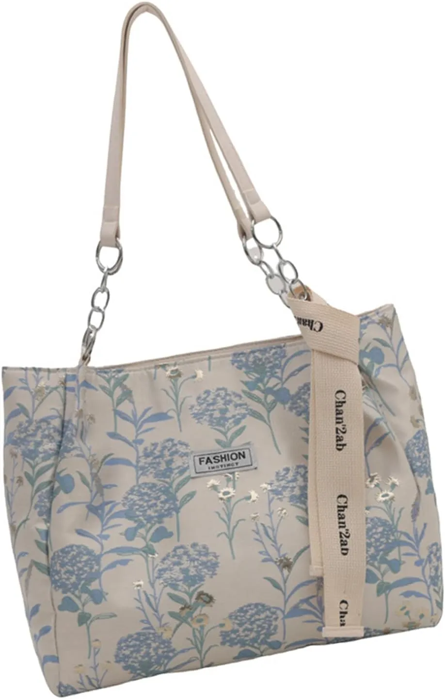 Vintage Handbag Large Capacity Canvas Top Handle Bags for Women Embroidery Flowers Women Shoulder Bags Casual Satchel