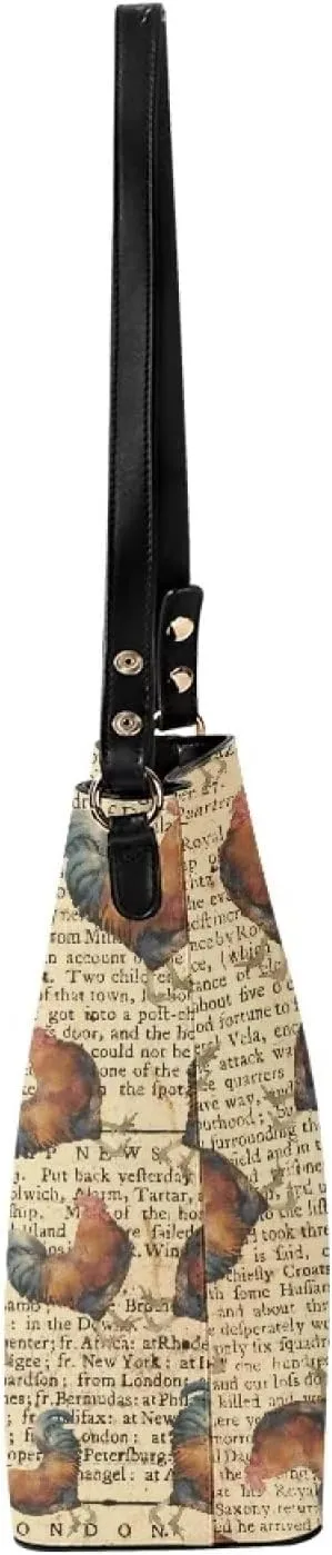 Waterproof Bucket Bags for Women, Crossbody Bag for Women Handbags PU Leather Shoulder Bags, 11x 4.5x 11.4