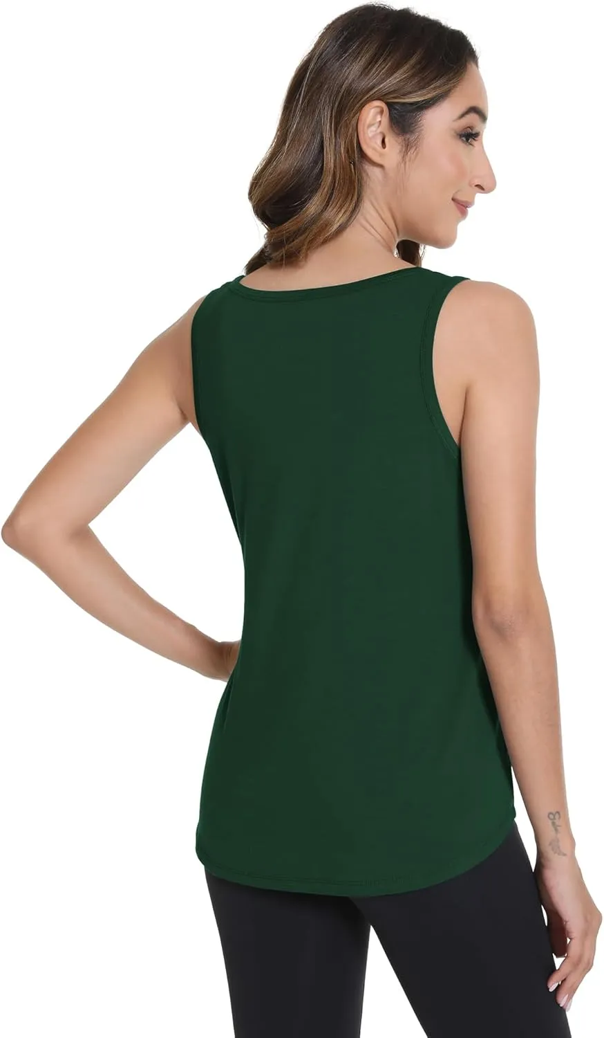 WiWi Tank Tops for Women Sleeveless Pajama T-Shirt Tanks Loungewear Basic Shirts Viscose from Bamboo S-XXL