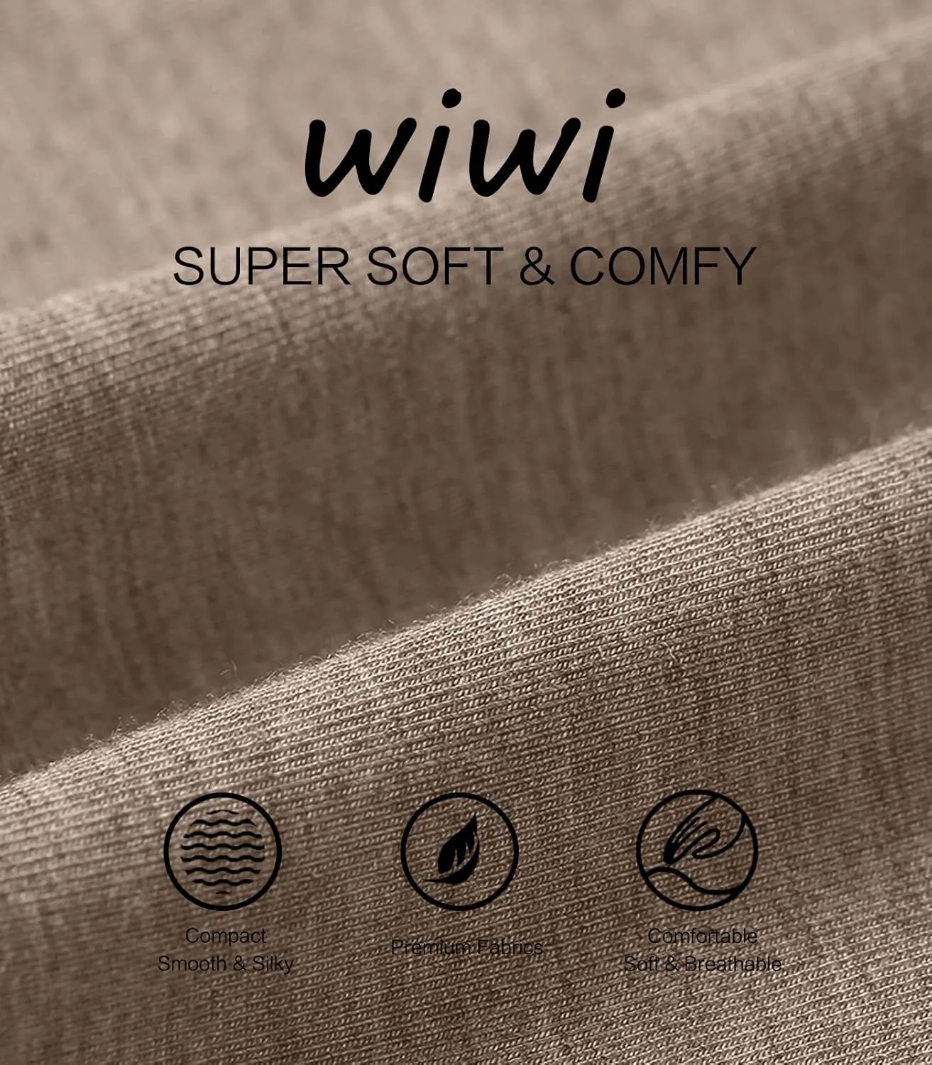 WiWi Women's Capri Pajama Pants Viscose from Bamboo Lounge Casual Bottoms Capris with Drawstring S-XXL