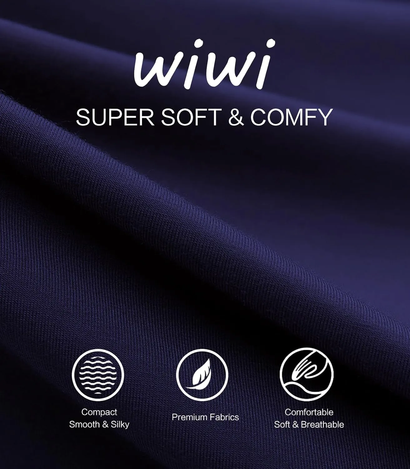 WiWi Women's Capri Pajama Pants Viscose from Bamboo Lounge Casual Bottoms Capris with Drawstring S-XXL