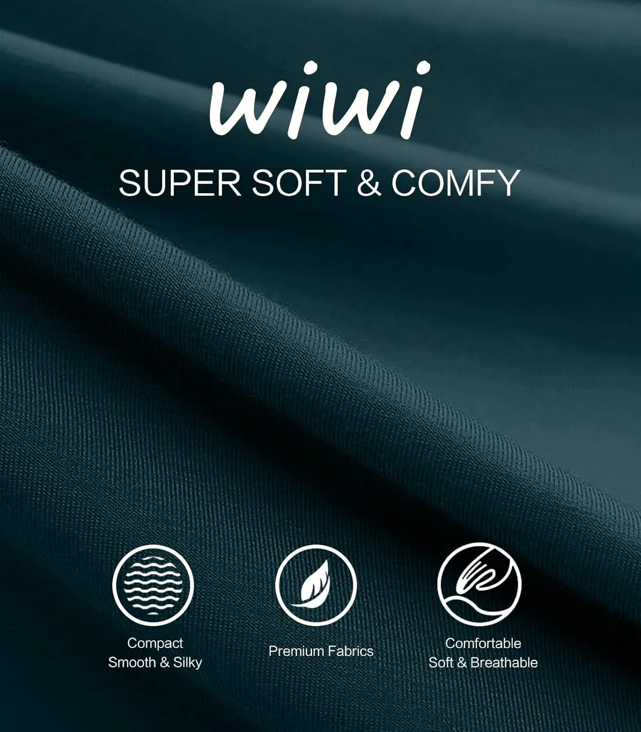 WiWi Women's Capri Pajama Pants Viscose from Bamboo Lounge Casual Bottoms Capris with Drawstring S-XXL