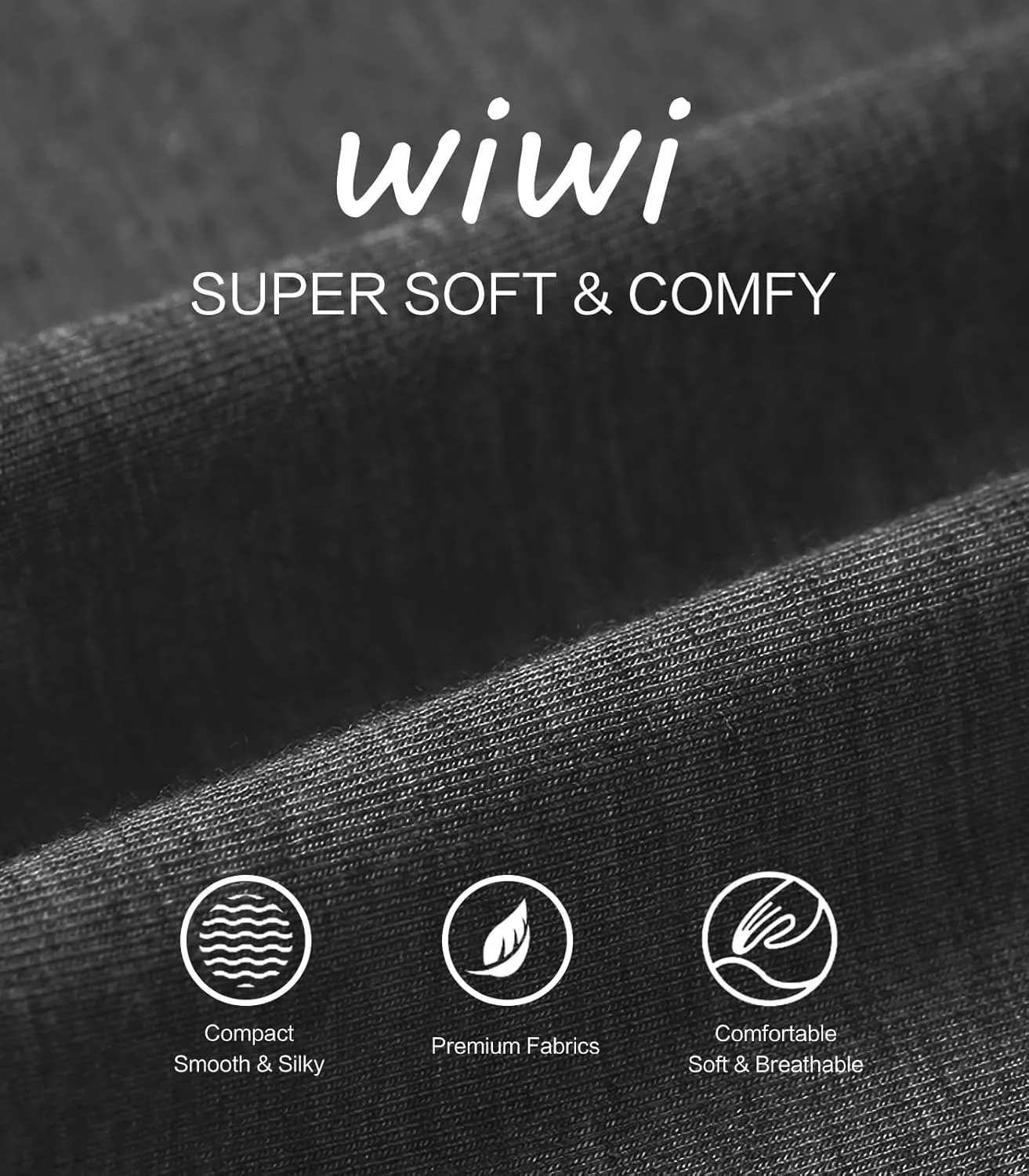WiWi Women's Capri Pajama Pants Viscose from Bamboo Lounge Casual Bottoms Capris with Drawstring S-XXL