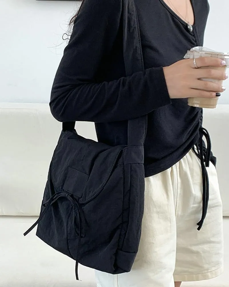 Women Crossbody Bag Nylon Canvas Hobo Bags Purse Shoulder Bag Work Travel Handbag Tote Bags
