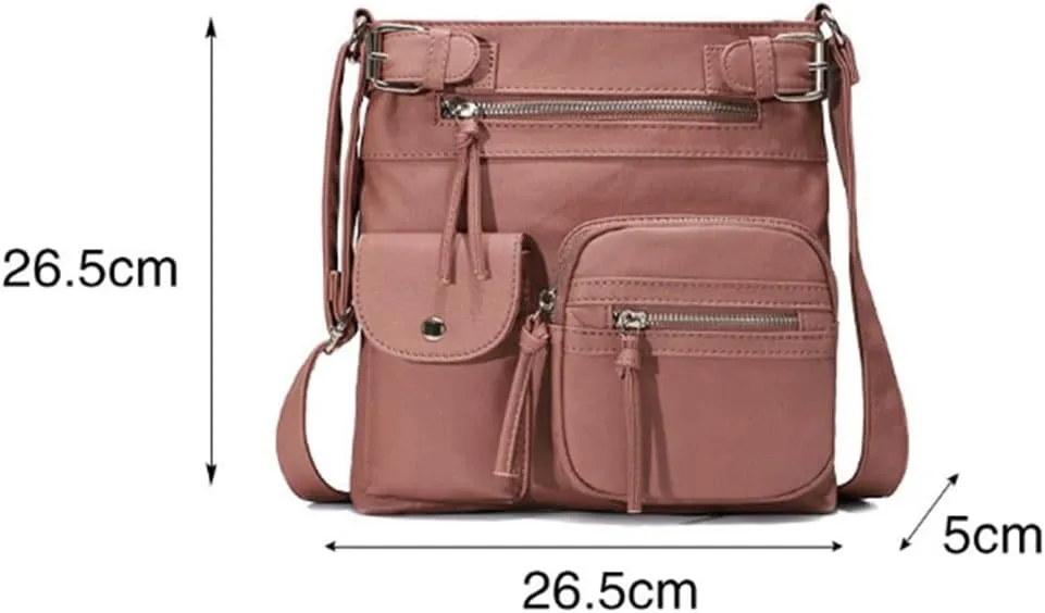 Women Multifunctional Shoulder Bag Fashion Square Bags Satchel Purse