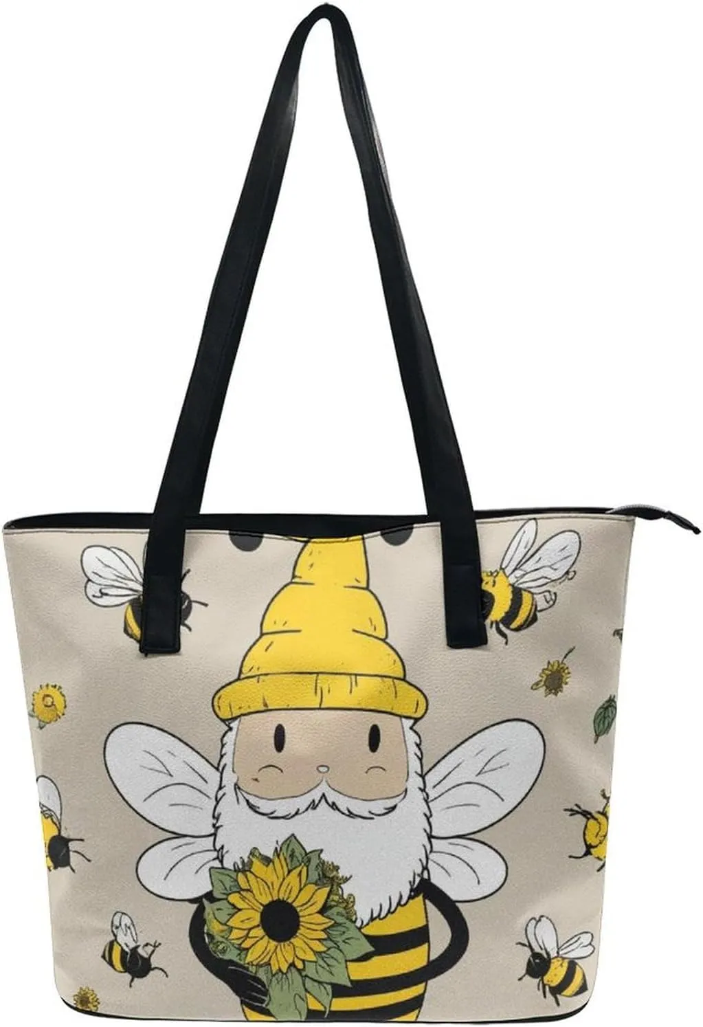 Women Tote Bag PU Leather Travel Shoulder Bags Casual Handbags