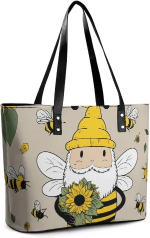 Women Tote Bag PU Leather Travel Shoulder Bags Casual Handbags