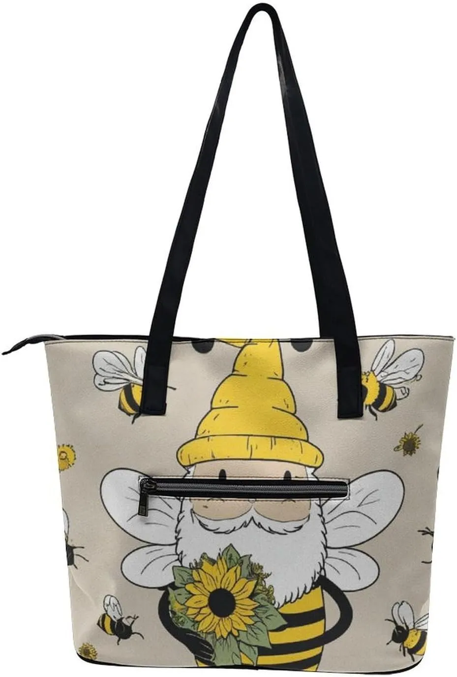 Women Tote Bag PU Leather Travel Shoulder Bags Casual Handbags