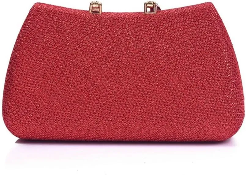 Women's Bag Diamonds Evening Party Bag Solid Women's Clutch Small Square Bag Evening Bag(C)
