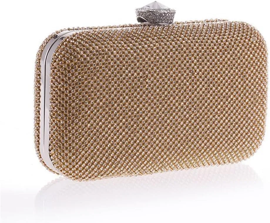 Women's Bag Evening Clutch Flower Pearl Crossbody Korean Small Square Bag Dress Bag(D)