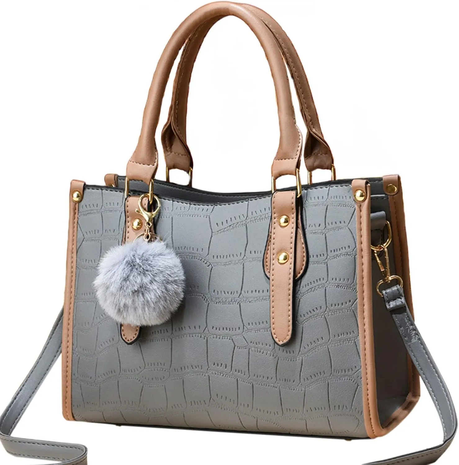 Womens Fashion Tote Bag Ladies Purse Satchel Shoulder Bags Tote Leather Bag Womens Bags for Work