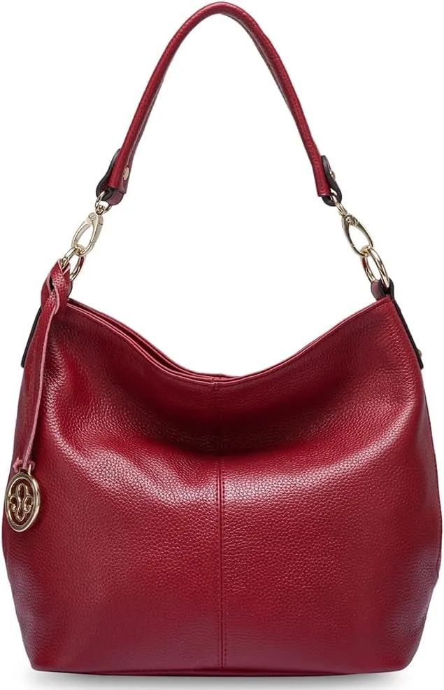 zency Genuine Leather Crossbody Hobo Bag Elegant Tote Handbags