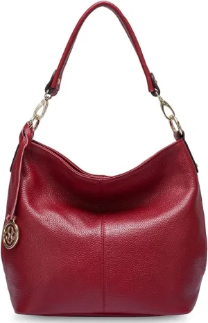 zency Genuine Leather Crossbody Hobo Bag Elegant Tote Handbags