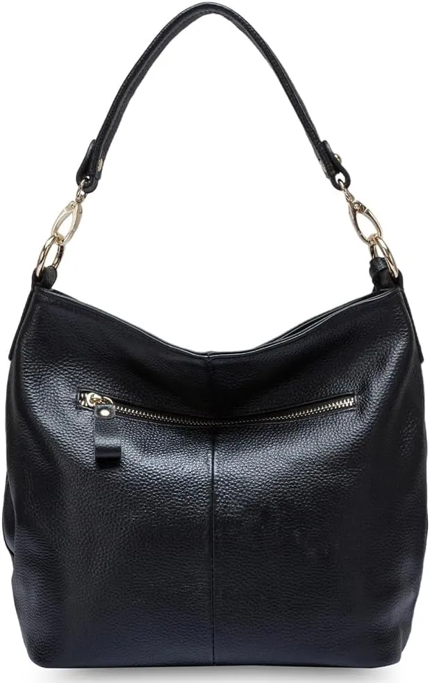 zency Genuine Leather Crossbody Hobo Bag Elegant Tote Handbags