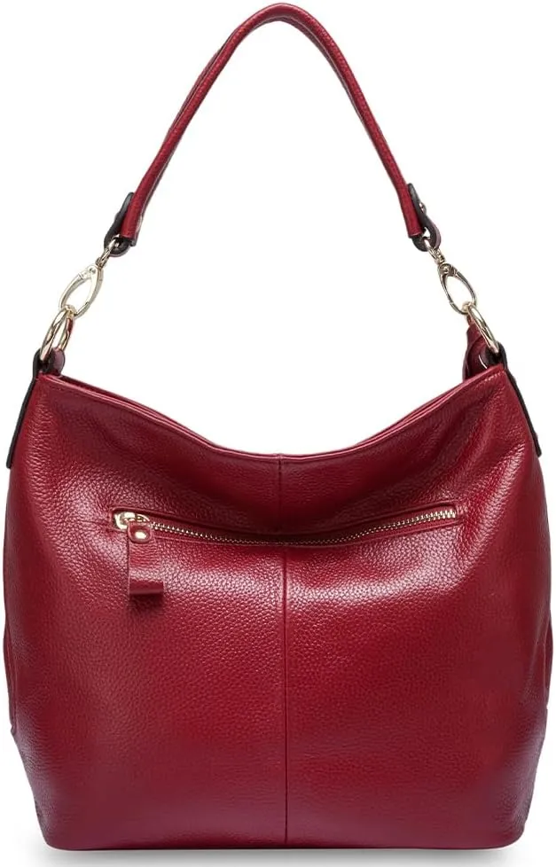zency Genuine Leather Crossbody Hobo Bag Elegant Tote Handbags