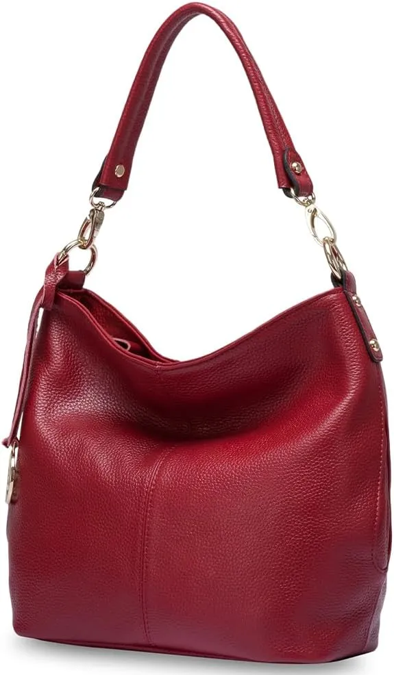 zency Genuine Leather Crossbody Hobo Bag Elegant Tote Handbags